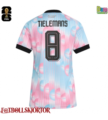 Belgien Youri Tielemans #8 Bortatröja Dam VM 2026 Kortärmad